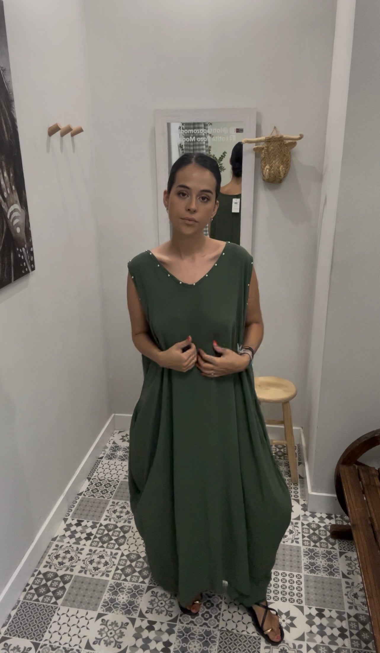 VESTIDO TACHUELAS CURVY