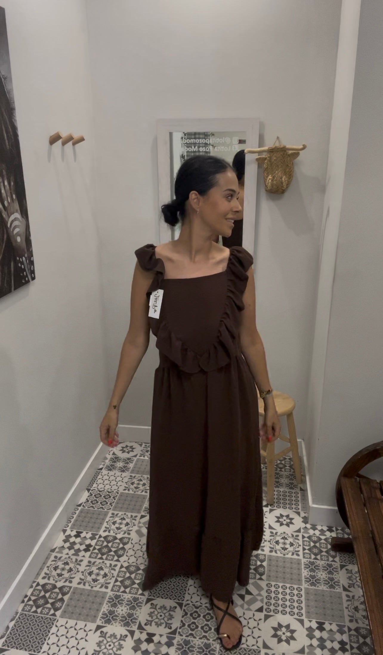 VESTIDO CHOCOLATE CURVY