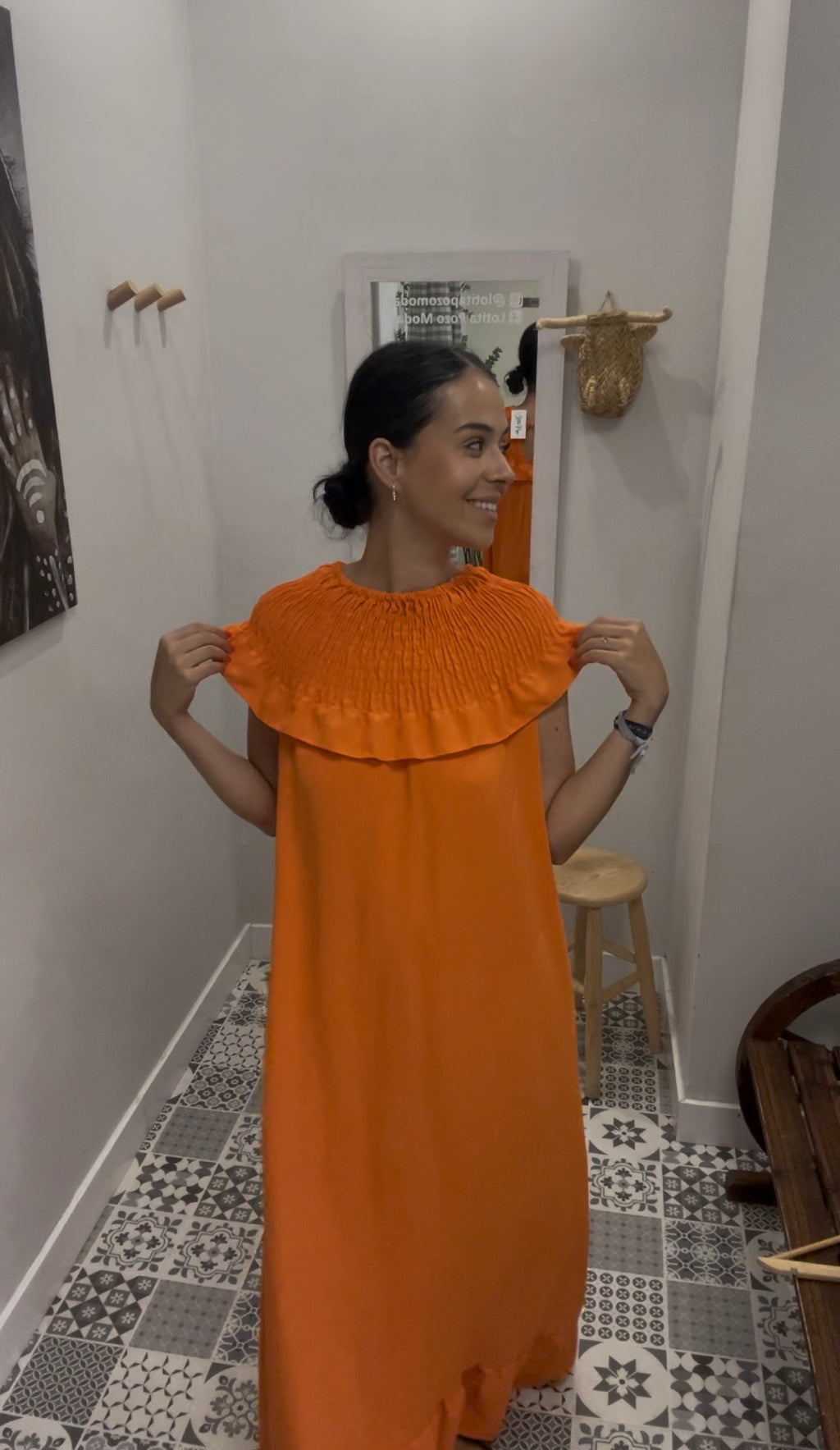 VESTIDO CUELLO BEBE CURVY