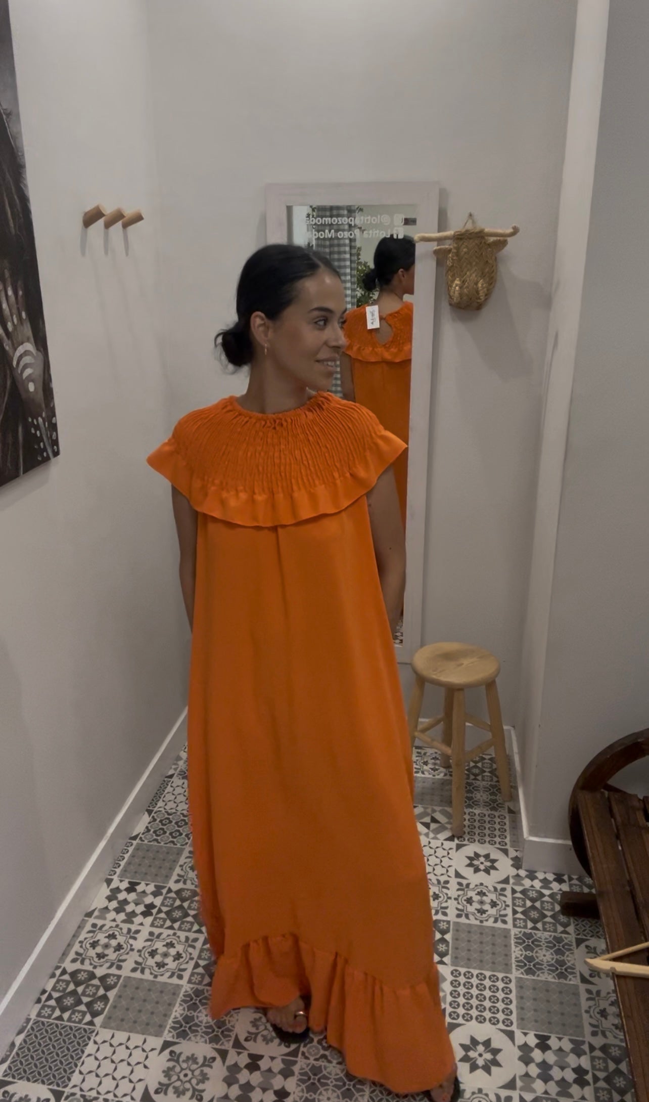 VESTIDO CUELLO BEBE CURVY